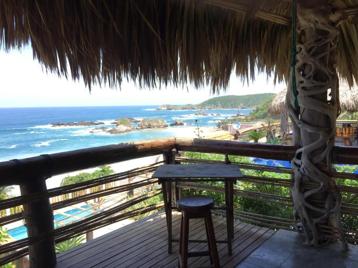 Cabanas Las 3 Marias San Agustinillo Esterno foto