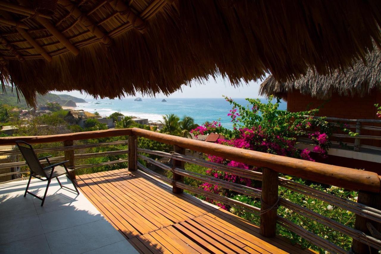 Cabanas Las 3 Marias San Agustinillo Esterno foto